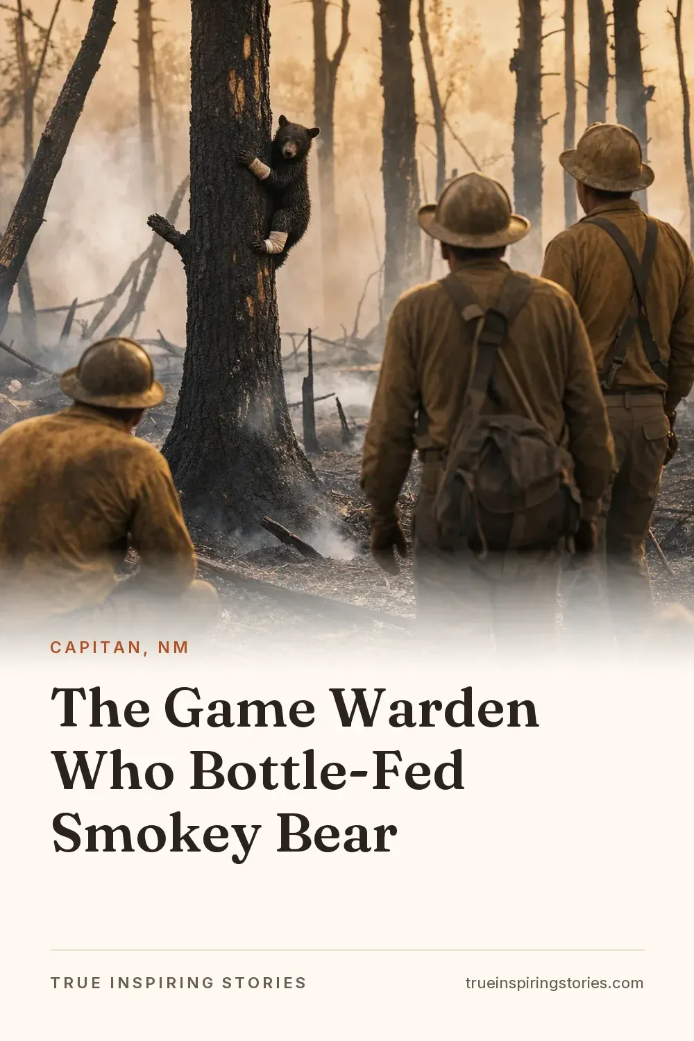 The Game Warden Who Bottle-Fed Smokey Bear