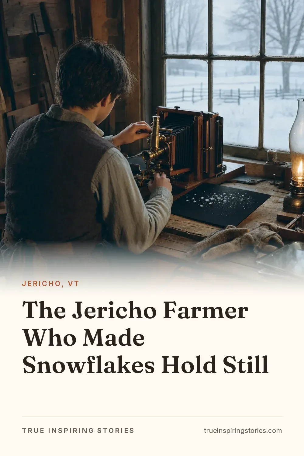 The Jericho Farmer Who Made Snowflakes Hold Still